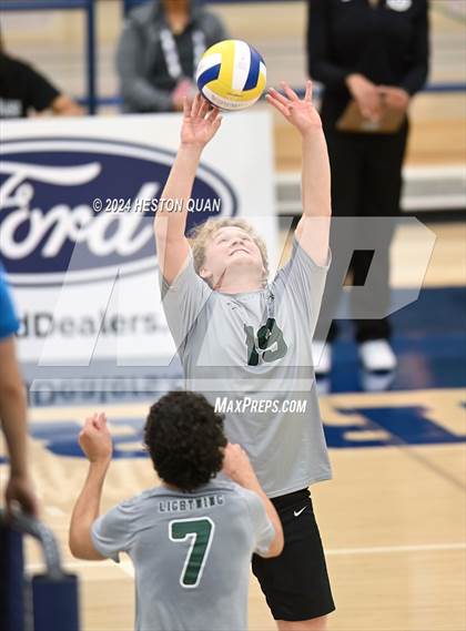 Thumbnail 2 in San Marino vs. Sage Hill (CIF-SS D5 Boys Volleyball Finals) photogallery.