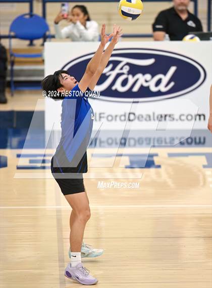 Thumbnail 3 in San Marino vs. Sage Hill (CIF-SS D5 Boys Volleyball Finals) photogallery.