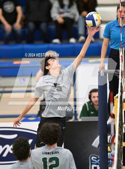 Thumbnail 1 in San Marino vs. Sage Hill (CIF-SS D5 Boys Volleyball Finals) photogallery.