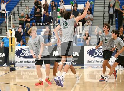 Thumbnail 1 in San Marino vs. Sage Hill (CIF-SS D5 Boys Volleyball Finals) photogallery.