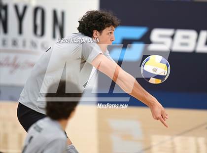 Thumbnail 2 in San Marino vs. Sage Hill (CIF-SS D5 Boys Volleyball Finals) photogallery.