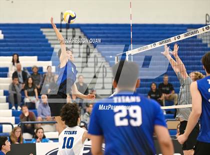 Thumbnail 1 in San Marino vs. Sage Hill (CIF-SS D5 Boys Volleyball Finals) photogallery.