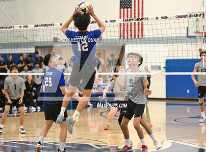 Thumbnail 2 in San Marino vs. Sage Hill (CIF-SS D5 Boys Volleyball Finals) photogallery.