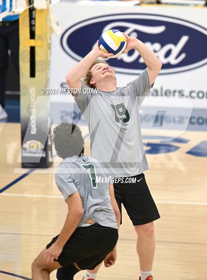 Thumbnail 1 in San Marino vs. Sage Hill (CIF-SS D5 Boys Volleyball Finals) photogallery.