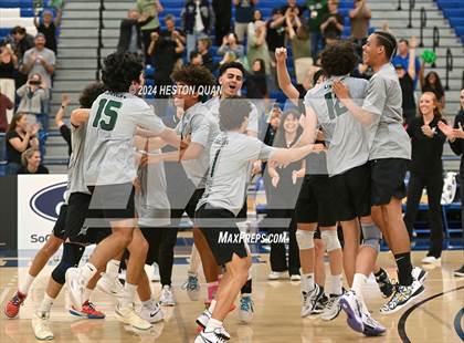 Thumbnail 3 in San Marino vs. Sage Hill (CIF-SS D5 Boys Volleyball Finals) photogallery.