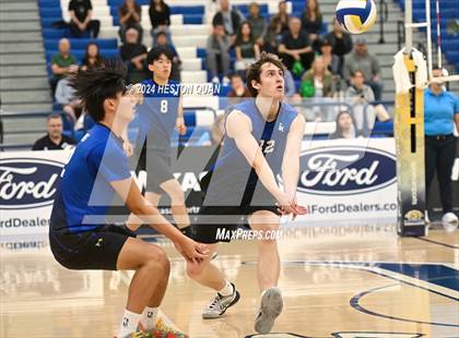 Thumbnail 2 in San Marino vs. Sage Hill (CIF-SS D5 Boys Volleyball Finals) photogallery.