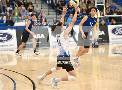 Thumbnail 2 in San Marino vs. Sage Hill (CIF-SS D5 Boys Volleyball Finals) photogallery.