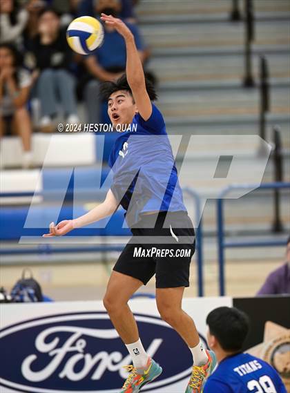 Thumbnail 1 in San Marino vs. Sage Hill (CIF-SS D5 Boys Volleyball Finals) photogallery.