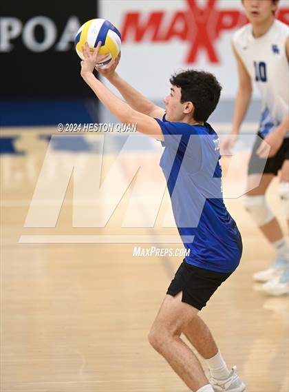 Thumbnail 1 in San Marino vs. Sage Hill (CIF-SS D5 Boys Volleyball Finals) photogallery.