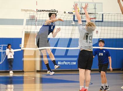 Thumbnail 1 in San Marino vs. Sage Hill (CIF-SS D5 Boys Volleyball Finals) photogallery.