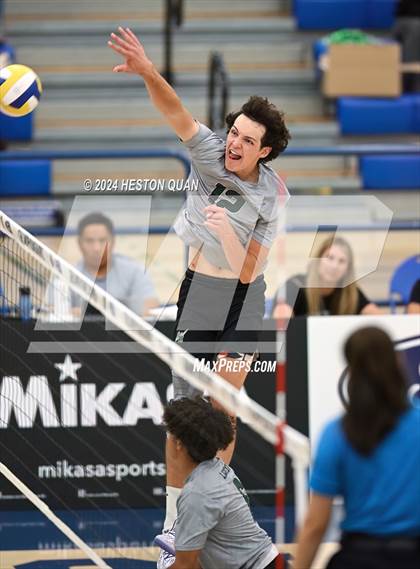 Thumbnail 2 in San Marino vs. Sage Hill (CIF-SS D5 Boys Volleyball Finals) photogallery.