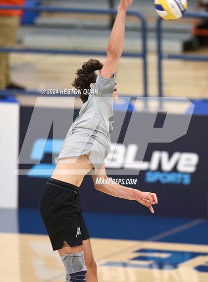 Thumbnail 3 in San Marino vs. Sage Hill (CIF-SS D5 Boys Volleyball Finals) photogallery.