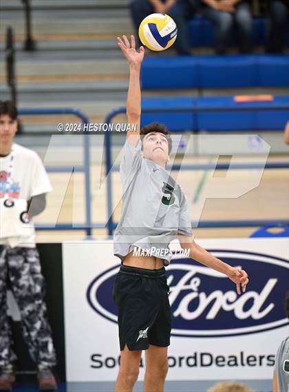 Thumbnail 3 in San Marino vs. Sage Hill (CIF-SS D5 Boys Volleyball Finals) photogallery.
