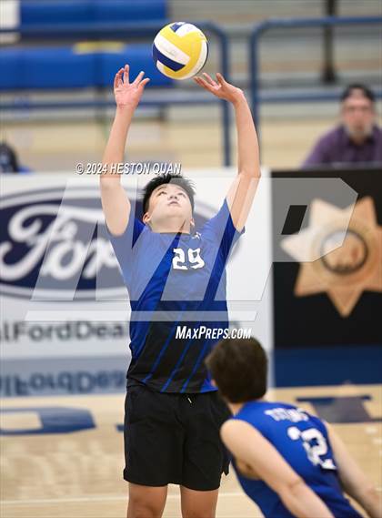 Thumbnail 3 in San Marino vs. Sage Hill (CIF-SS D5 Boys Volleyball Finals) photogallery.