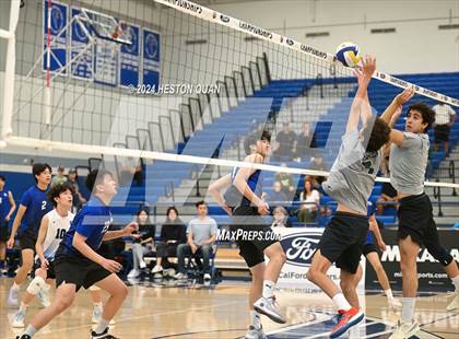 Thumbnail 3 in San Marino vs. Sage Hill (CIF-SS D5 Boys Volleyball Finals) photogallery.