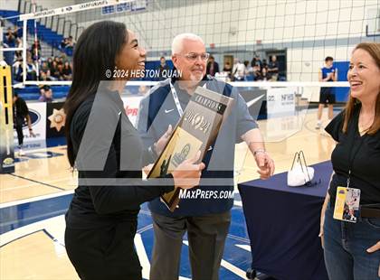 Thumbnail 1 in San Marino vs. Sage Hill (CIF-SS D5 Boys Volleyball Finals) photogallery.