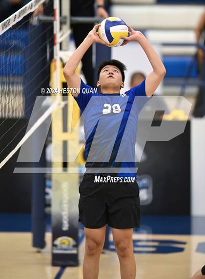 Thumbnail 2 in San Marino vs. Sage Hill (CIF-SS D5 Boys Volleyball Finals) photogallery.