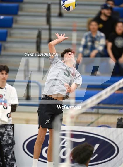 Thumbnail 2 in San Marino vs. Sage Hill (CIF-SS D5 Boys Volleyball Finals) photogallery.