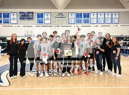 Thumbnail 3 in San Marino vs. Sage Hill (CIF-SS D5 Boys Volleyball Finals) photogallery.