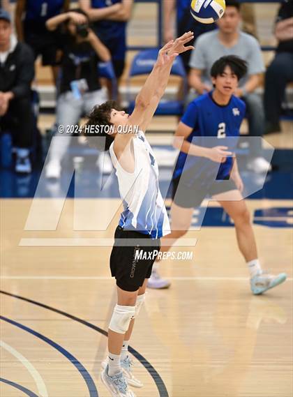 Thumbnail 2 in San Marino vs. Sage Hill (CIF-SS D5 Boys Volleyball Finals) photogallery.