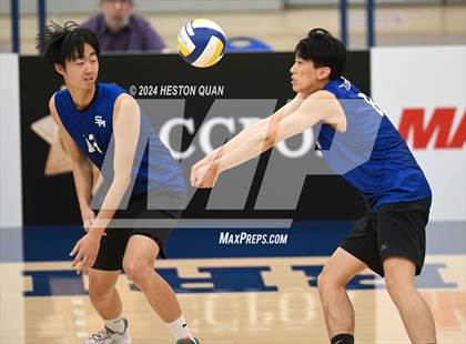Thumbnail 1 in San Marino vs. Sage Hill (CIF-SS D5 Boys Volleyball Finals) photogallery.