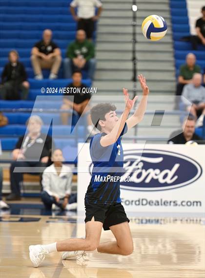 Thumbnail 3 in San Marino vs. Sage Hill (CIF-SS D5 Boys Volleyball Finals) photogallery.