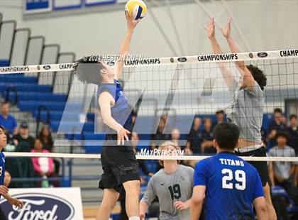 Thumbnail 1 in San Marino vs. Sage Hill (CIF-SS D5 Boys Volleyball Finals) photogallery.