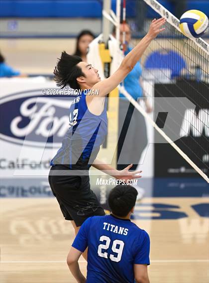 Thumbnail 2 in San Marino vs. Sage Hill (CIF-SS D5 Boys Volleyball Finals) photogallery.