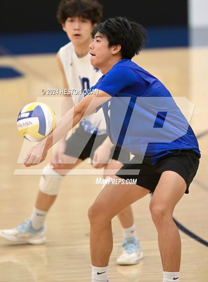 Thumbnail 3 in San Marino vs. Sage Hill (CIF-SS D5 Boys Volleyball Finals) photogallery.