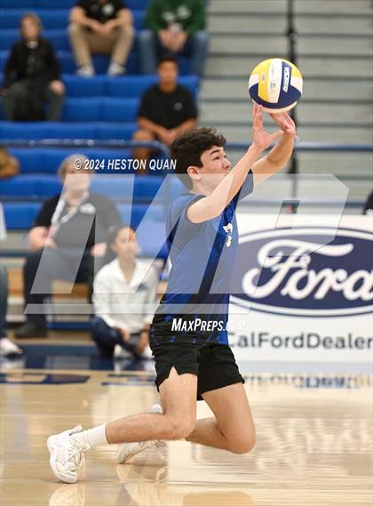 Thumbnail 2 in San Marino vs. Sage Hill (CIF-SS D5 Boys Volleyball Finals) photogallery.