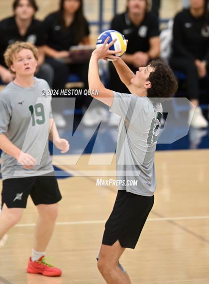 Thumbnail 1 in San Marino vs. Sage Hill (CIF-SS D5 Boys Volleyball Finals) photogallery.