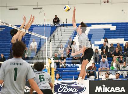 Thumbnail 2 in San Marino vs. Sage Hill (CIF-SS D5 Boys Volleyball Finals) photogallery.
