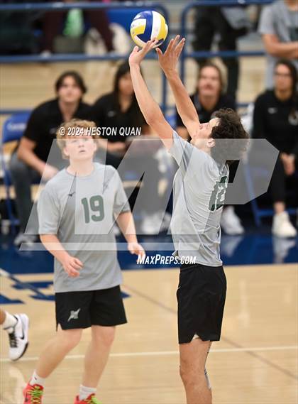 Thumbnail 3 in San Marino vs. Sage Hill (CIF-SS D5 Boys Volleyball Finals) photogallery.
