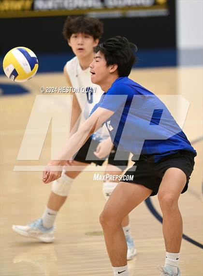 Thumbnail 1 in San Marino vs. Sage Hill (CIF-SS D5 Boys Volleyball Finals) photogallery.