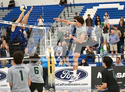 Thumbnail 1 in San Marino vs. Sage Hill (CIF-SS D5 Boys Volleyball Finals) photogallery.
