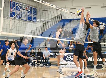 Thumbnail 2 in San Marino vs. Sage Hill (CIF-SS D5 Boys Volleyball Finals) photogallery.