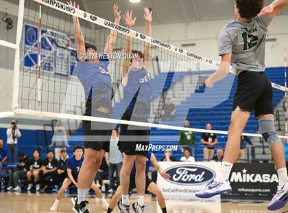 Thumbnail 3 in San Marino vs. Sage Hill (CIF-SS D5 Boys Volleyball Finals) photogallery.