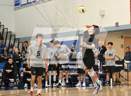 Thumbnail 2 in San Marino vs. Sage Hill (CIF-SS D5 Boys Volleyball Finals) photogallery.