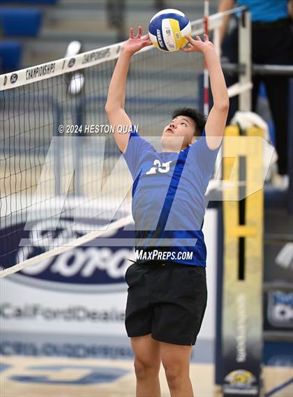 Thumbnail 1 in San Marino vs. Sage Hill (CIF-SS D5 Boys Volleyball Finals) photogallery.