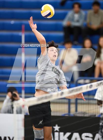 Thumbnail 1 in San Marino vs. Sage Hill (CIF-SS D5 Boys Volleyball Finals) photogallery.