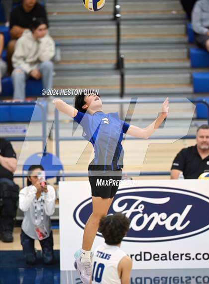 Thumbnail 3 in San Marino vs. Sage Hill (CIF-SS D5 Boys Volleyball Finals) photogallery.