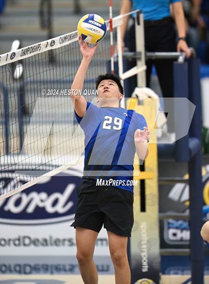 Thumbnail 1 in San Marino vs. Sage Hill (CIF-SS D5 Boys Volleyball Finals) photogallery.