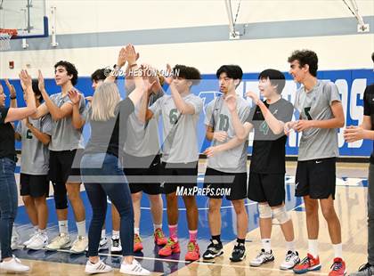 Thumbnail 3 in San Marino vs. Sage Hill (CIF-SS D5 Boys Volleyball Finals) photogallery.