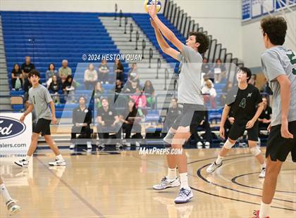 Thumbnail 2 in San Marino vs. Sage Hill (CIF-SS D5 Boys Volleyball Finals) photogallery.