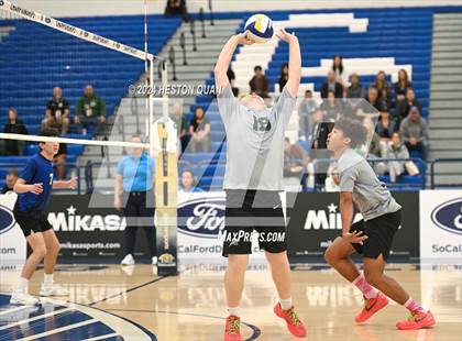Thumbnail 2 in San Marino vs. Sage Hill (CIF-SS D5 Boys Volleyball Finals) photogallery.