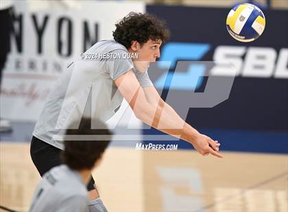 Thumbnail 3 in San Marino vs. Sage Hill (CIF-SS D5 Boys Volleyball Finals) photogallery.