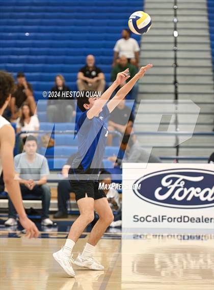 Thumbnail 2 in San Marino vs. Sage Hill (CIF-SS D5 Boys Volleyball Finals) photogallery.