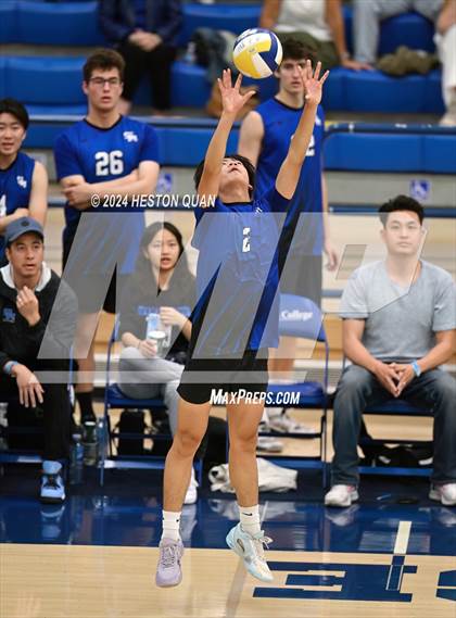 Thumbnail 3 in San Marino vs. Sage Hill (CIF-SS D5 Boys Volleyball Finals) photogallery.