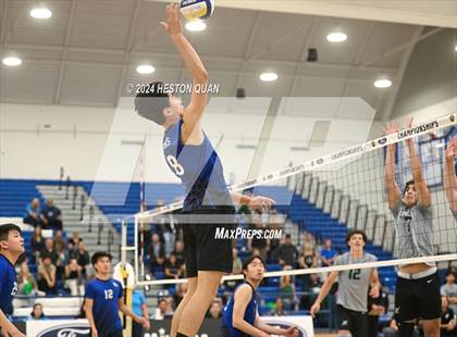 Thumbnail 1 in San Marino vs. Sage Hill (CIF-SS D5 Boys Volleyball Finals) photogallery.
