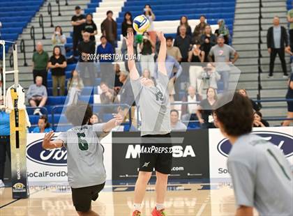 Thumbnail 1 in San Marino vs. Sage Hill (CIF-SS D5 Boys Volleyball Finals) photogallery.